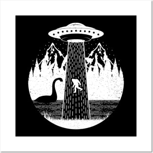 Bigfoot Ufo Abductees Posters and Art